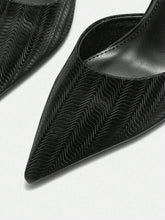 Pointed Toe High Heel Black Elegant Women High Heel Shoes For Christmas